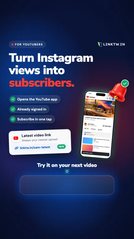 Turn Instagram views into subscribers
