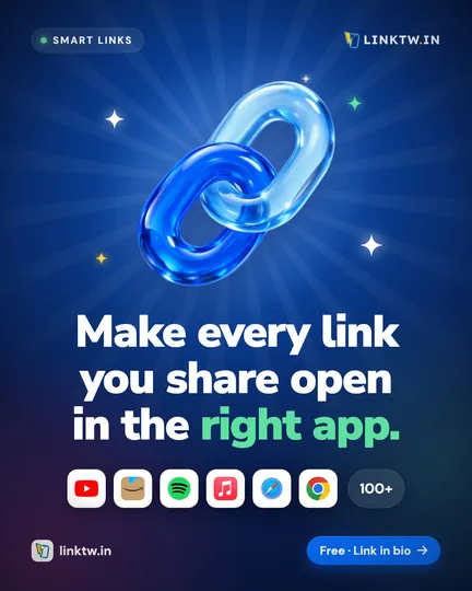 Make every link you share open in the right app