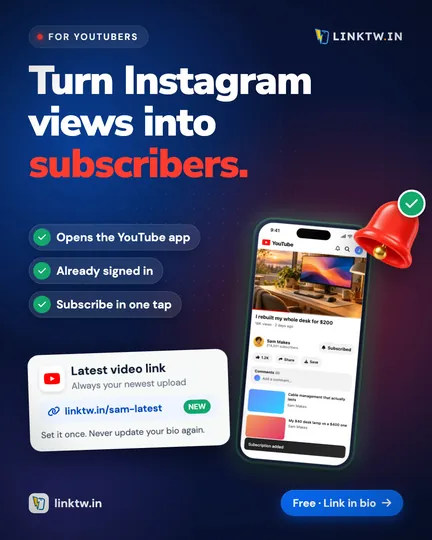 Turn Instagram views into subscribers